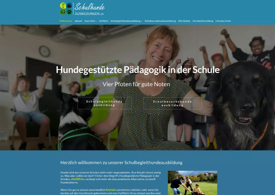 Webdesign für Kursinfrastrukturen